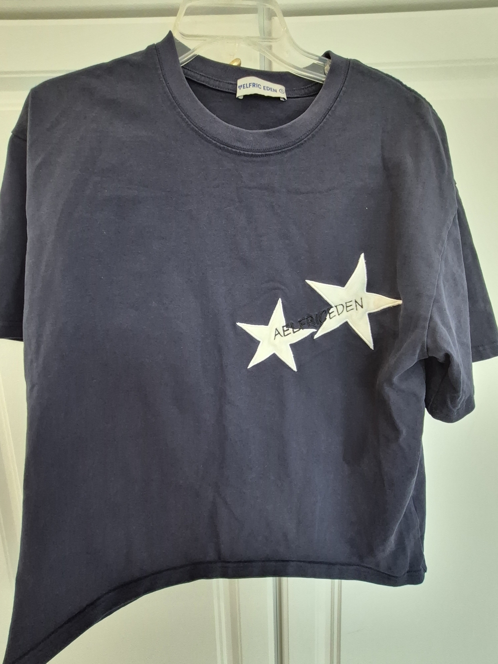 Aelfric Eden Navy Tee with White Star Motif